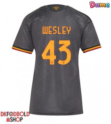 AS Roma Wesley Franca #43 Tredje trøje Dame 2026-27 Kort ærmer AS Roma Wesley Franca #43 Tredje trøje Dame 2026-27 Kort ærmer